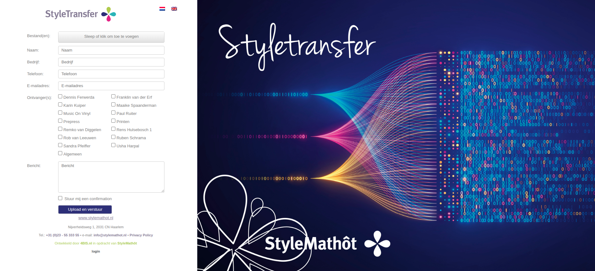 StyleTransfer | StyleMathôt Tool voor File Transfers