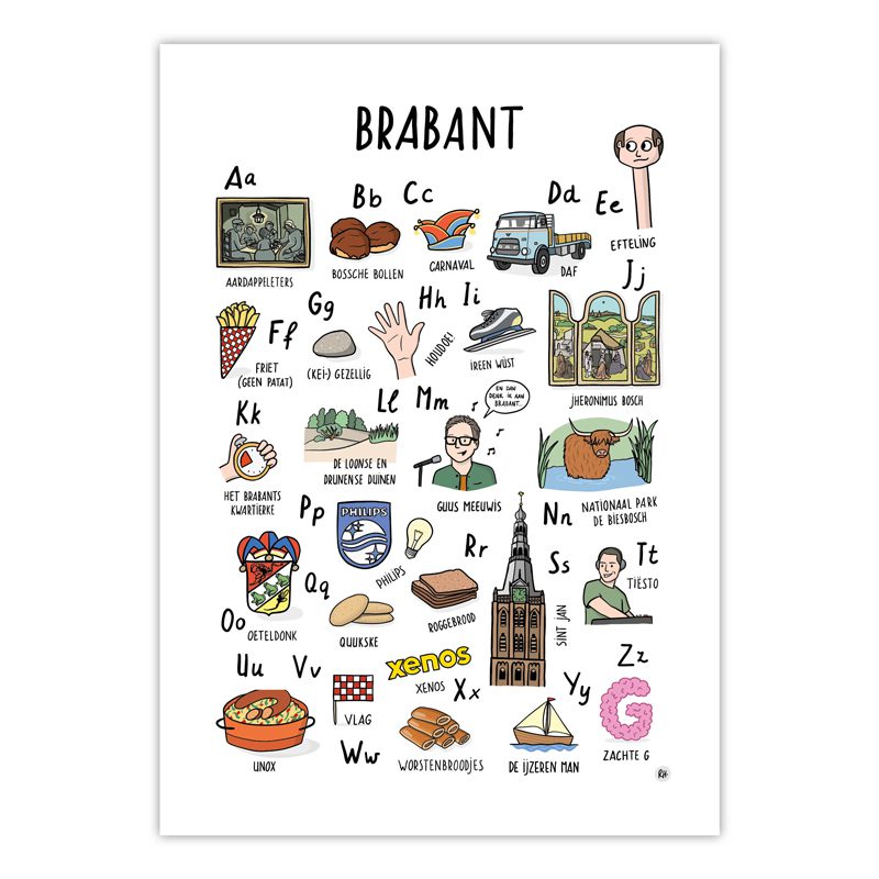 ABC Poster Brabant — product photo