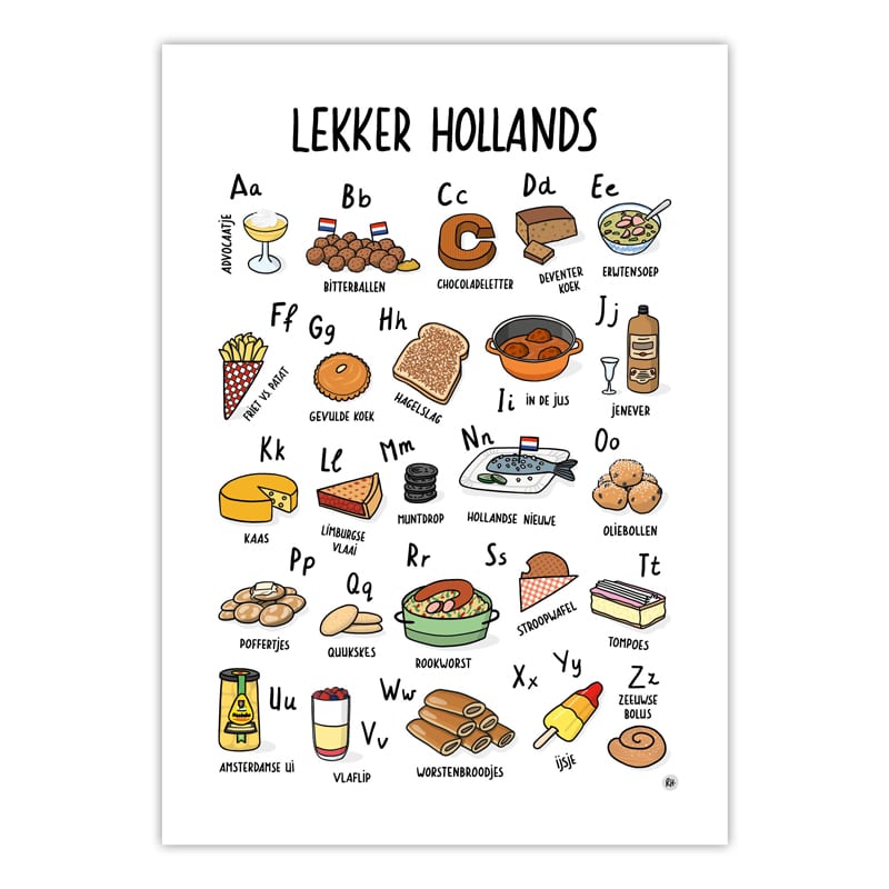 ABC Poster Delicious Dutch - Buy Online