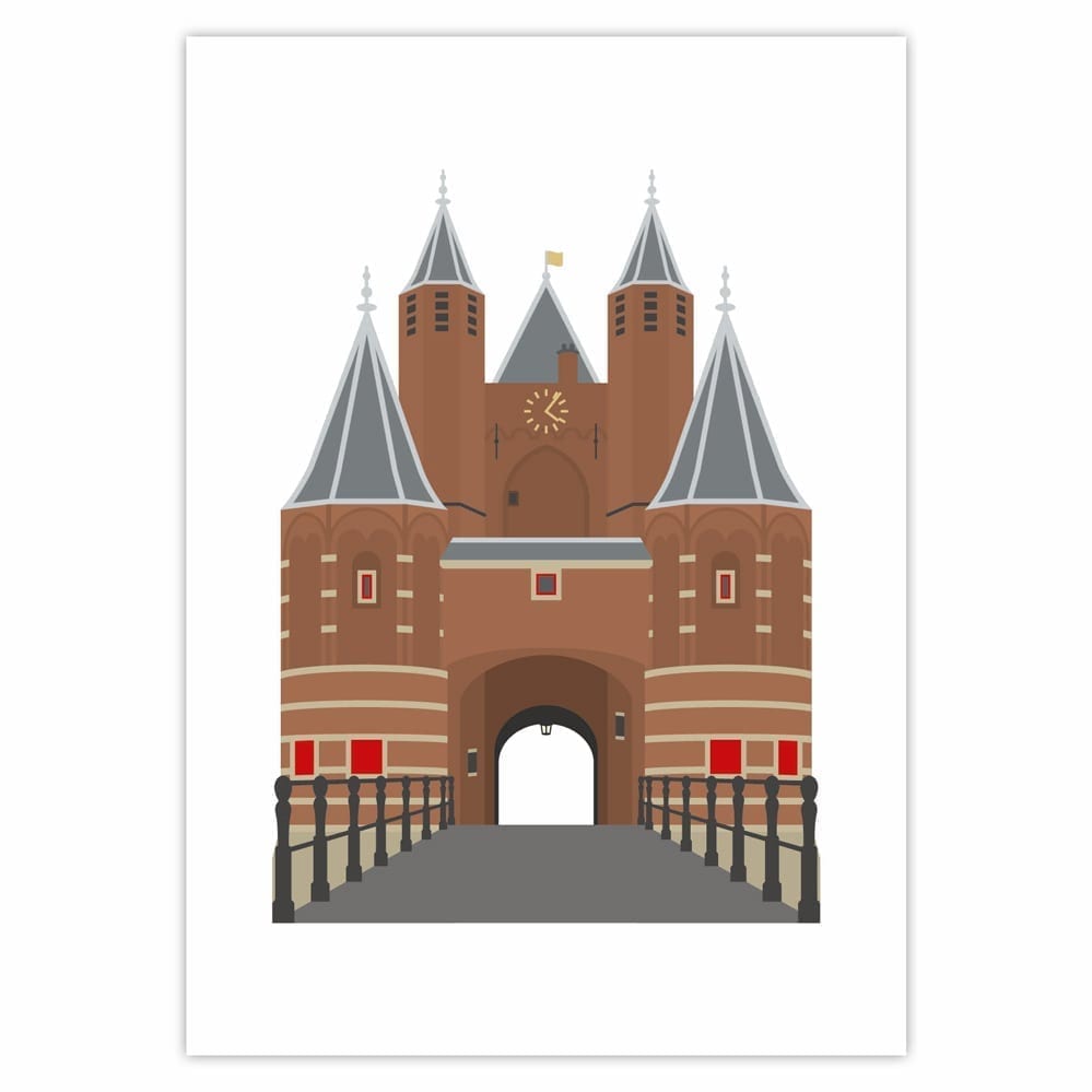 Amsterdamse Poort Haarlem A4 — product photo