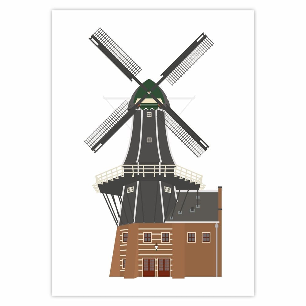 Molen de Adriaan Haarlem A4 — product photo