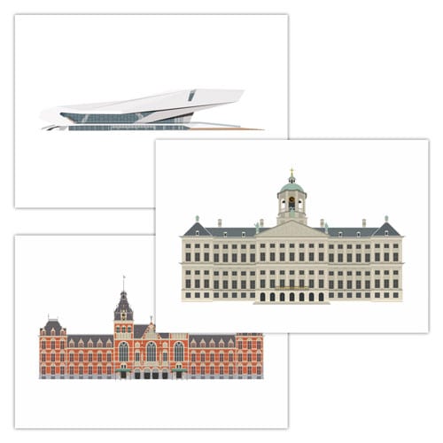 Cadeaupakket Amsterdam (art prints) — product photo