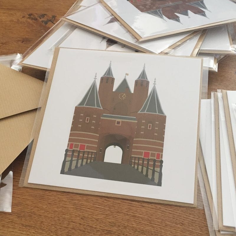 Wenskaart Amsterdamse Poort Haarlem — gallery 2