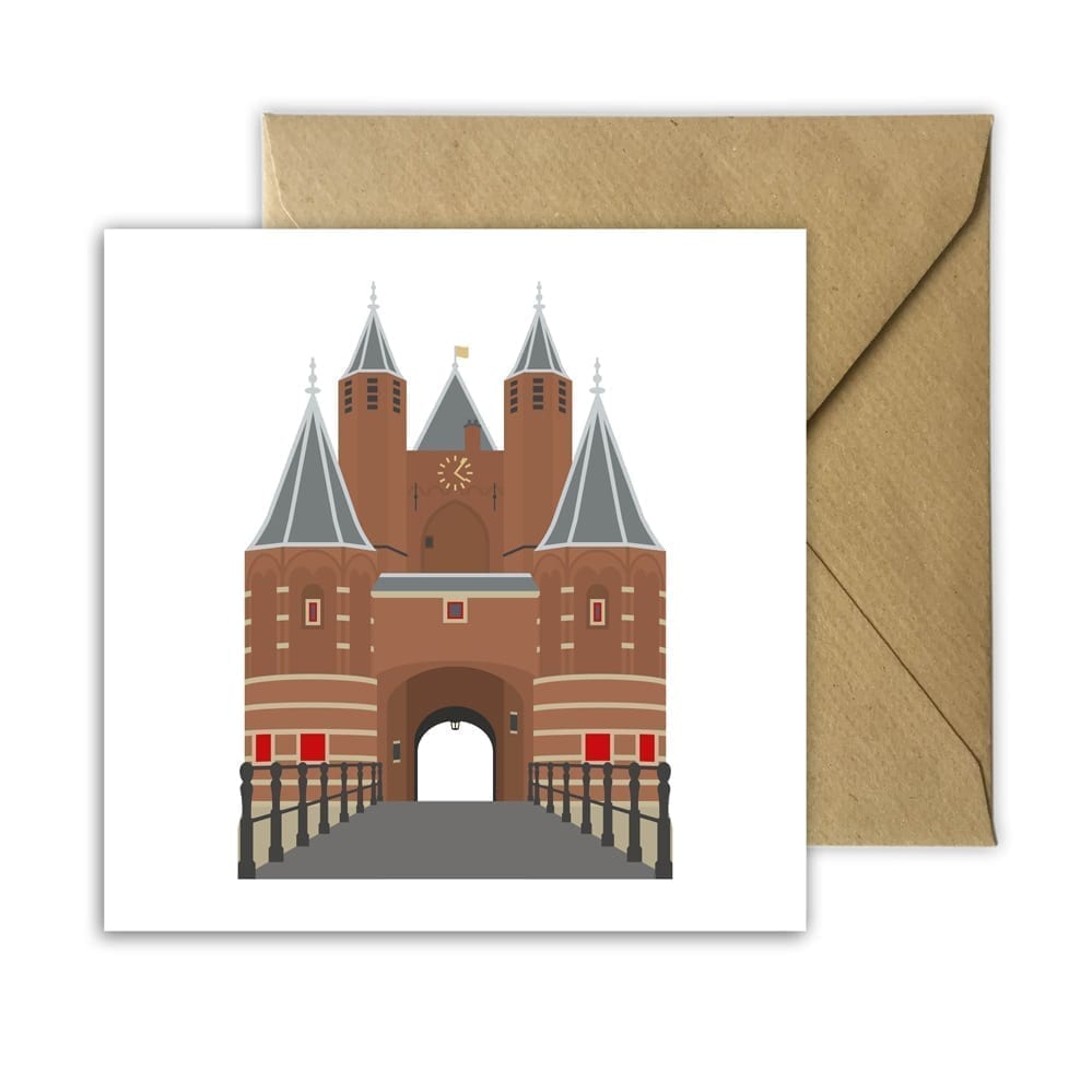 Wenskaart Amsterdamse Poort Haarlem — gallery 1