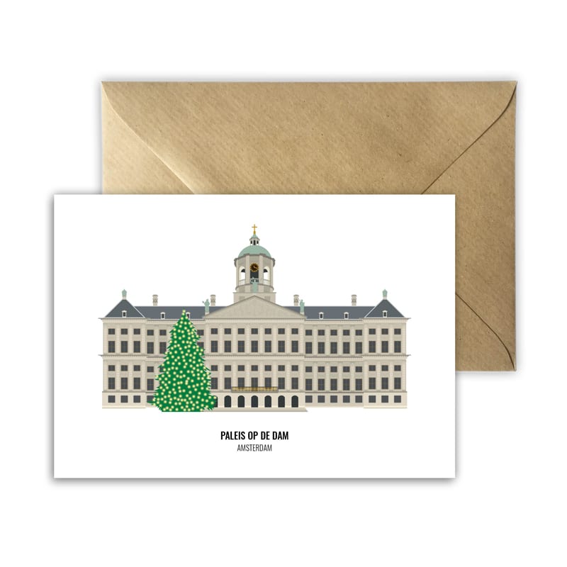 Christmas cards Amsterdam (set of 6) - Buy Online