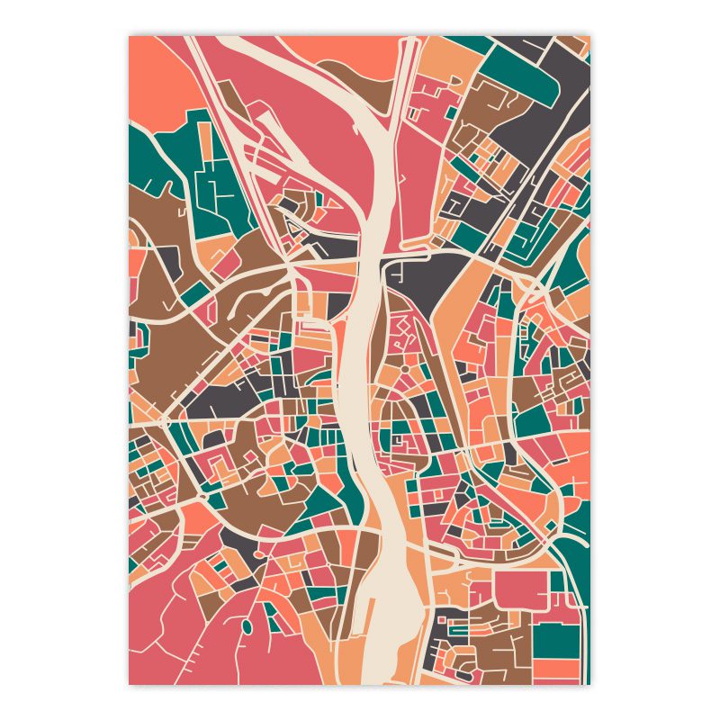 Plattegrond Maastricht (kleur) — gallery 1