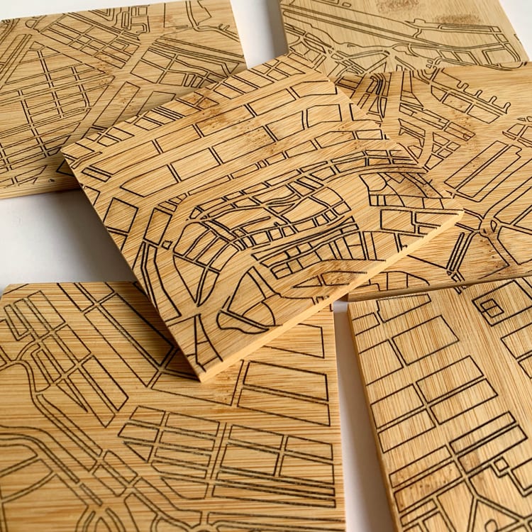 Onderzetters Leeuwarden (6x bamboe) — gallery 3