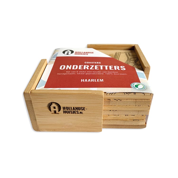 Onderzetters Haarlem (6x bamboe) — gallery 4