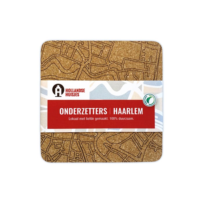 Onderzetters Haarlem (4x kurk) — gallery 1