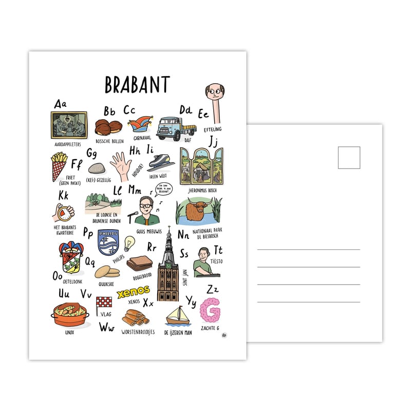 Ansichtkaart ABC Brabant - Online Kopen