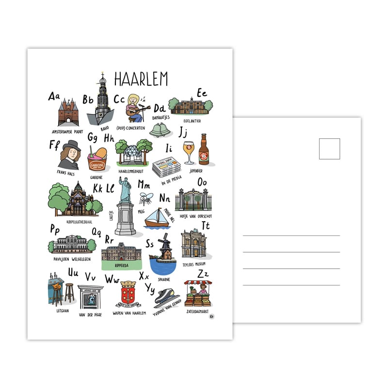 ABC Ansichtkaart Haarlem — product photo