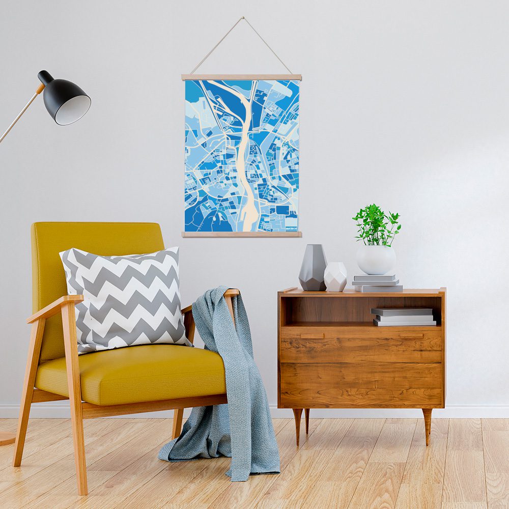 Plattegrond Maastricht Delfts blauw — gallery 2