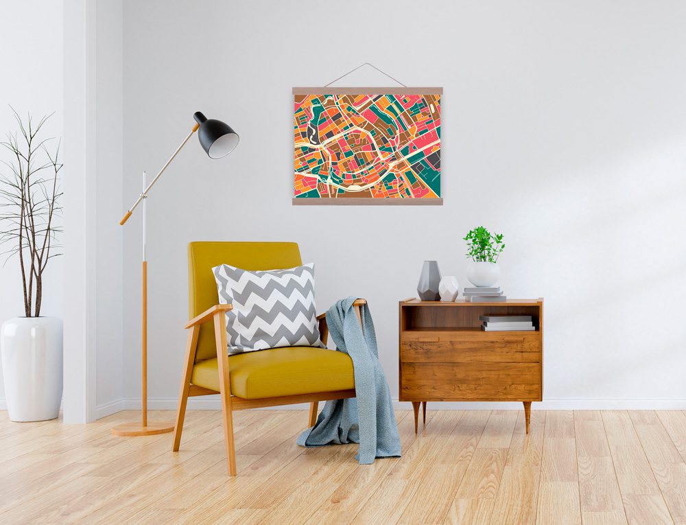 Plattegrond Groningen (kleur) — gallery 2