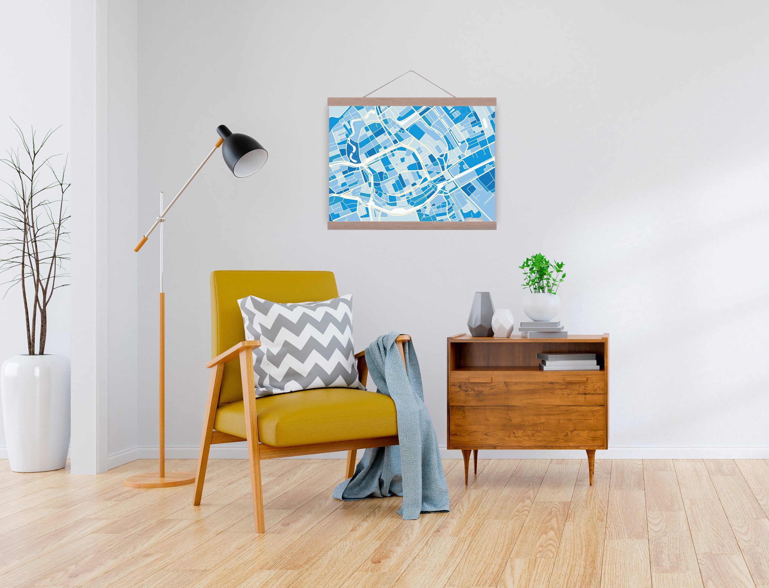 Plattegrond Groningen Delfts blauw — gallery 2
