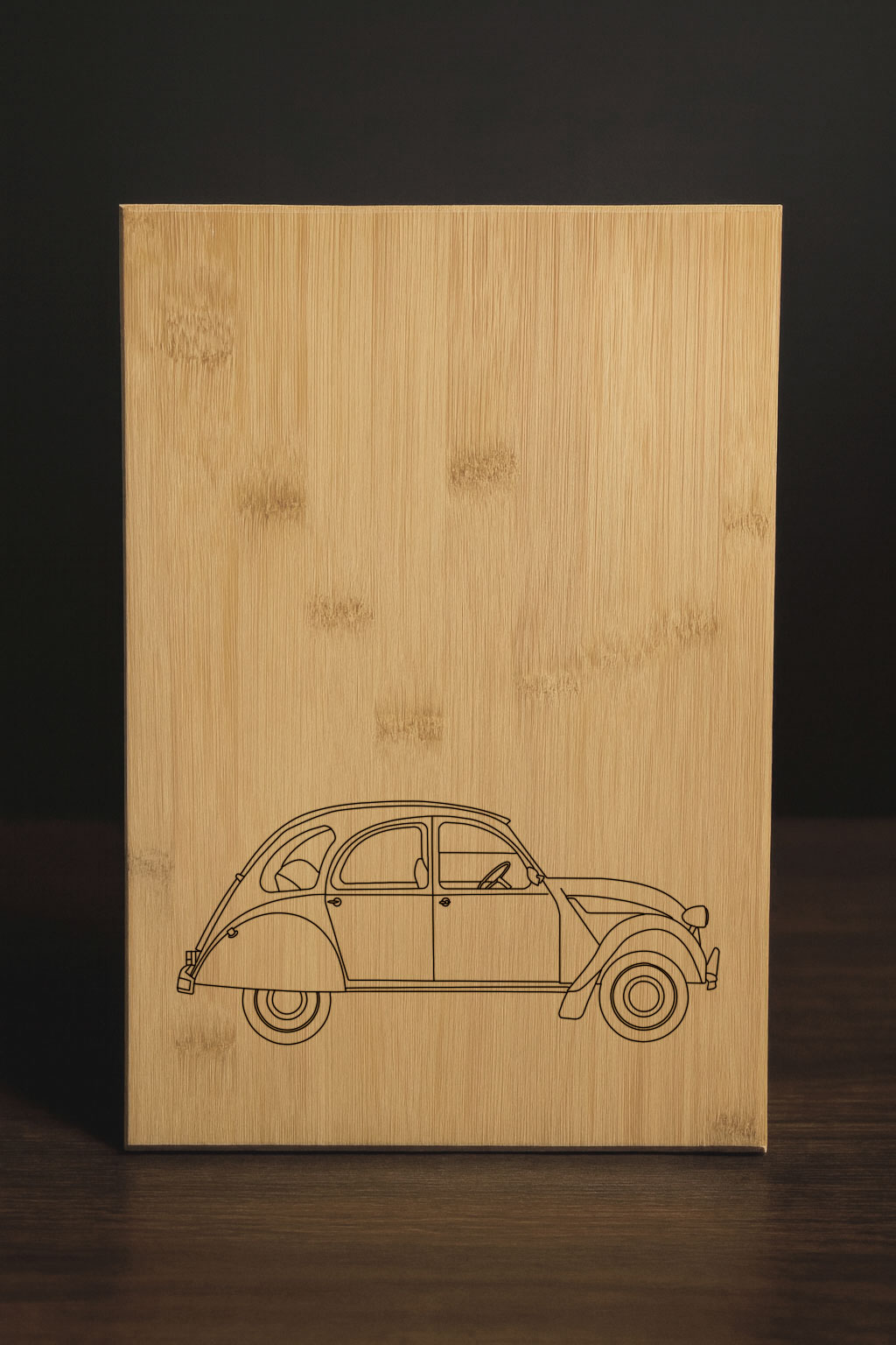 2CV Peugeot Wooden Cutting Board – Unique & Personalized - Buy Online