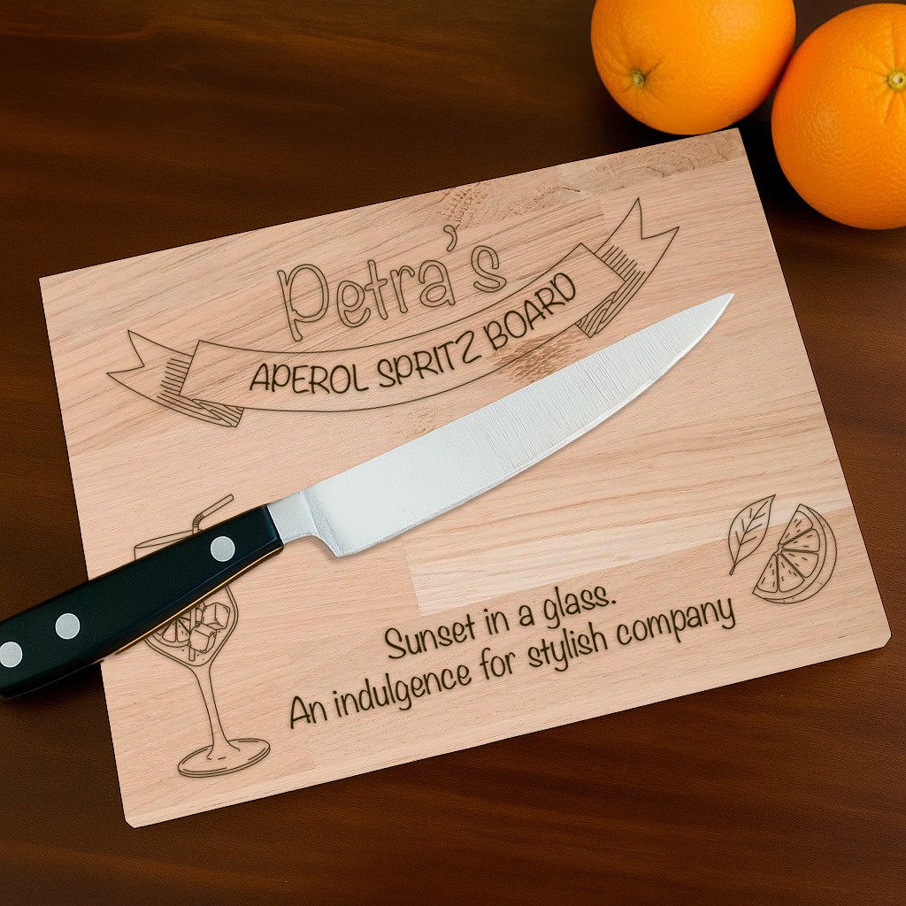 Personalized Engraved Aperol spritz Serving Board – The Perfect Custom Gift! - Buy Online