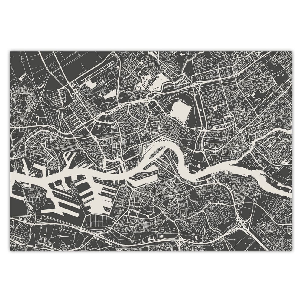 Map of Rotterdam - Buy Online